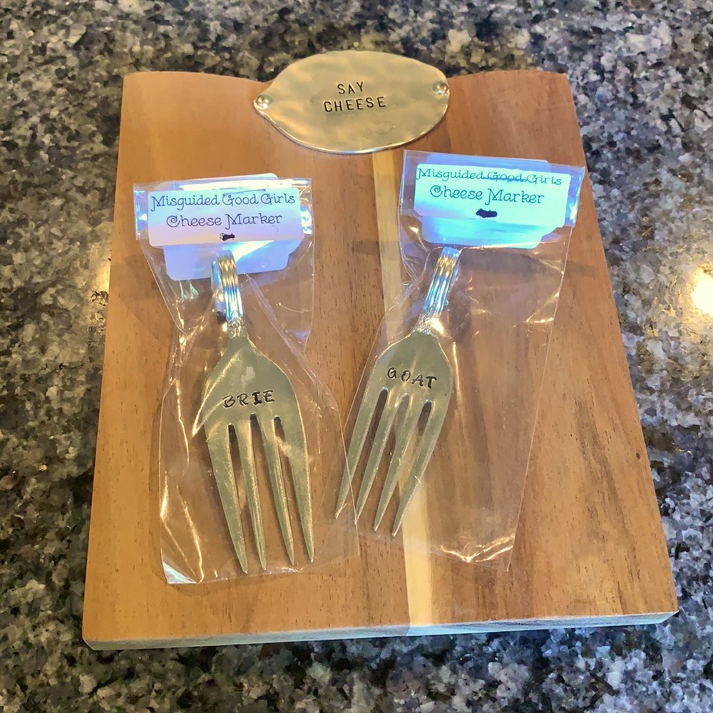 Cheese Board and Cheese Markers